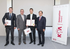The winner of the 5th annual Kia Innovation Award, the project became a ground strip MiniCar with electric drive