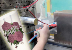 Patented control mold temperature valve helps produce plastic cups NICKNACK in company 2D & S