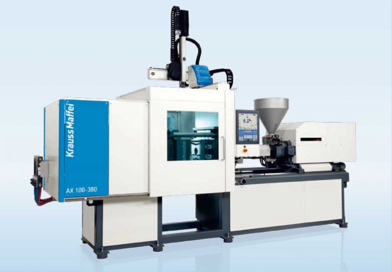 KraussMaffei injection molding machines range AX from KUBOUEK Company Ltd.
