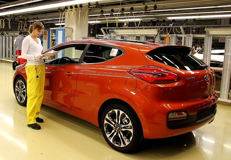 Kia Motors Slovakia Slovakia began to produce a new model Kia pro_cee'd