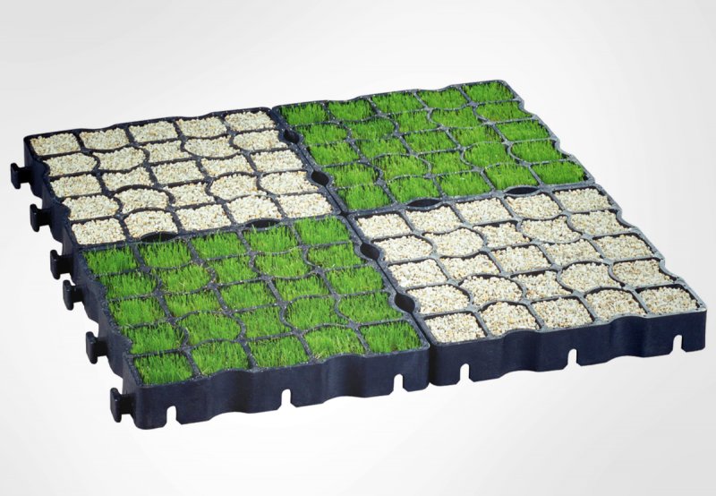 Grass paving from the company Puruplast