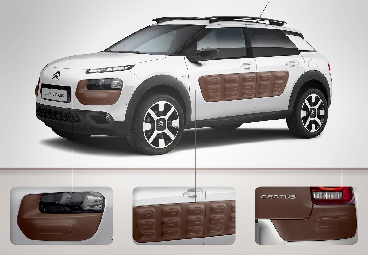 Elastollan (TPU) from BASF on the body of the new Citron C4 Cactus