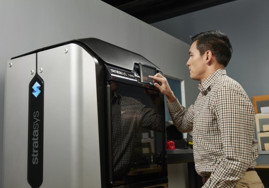MCAE Systems targets the professional production of prototypes of a unique office Stratasys 3D printer F123 Series