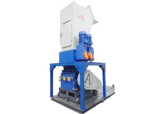 Shredder and granulator intergrated and combinated machine from Avian