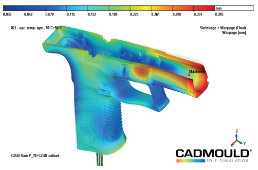Plasty Gabriel: Development of the injection mold from a simulation analysis CADmould a VARIMOS
