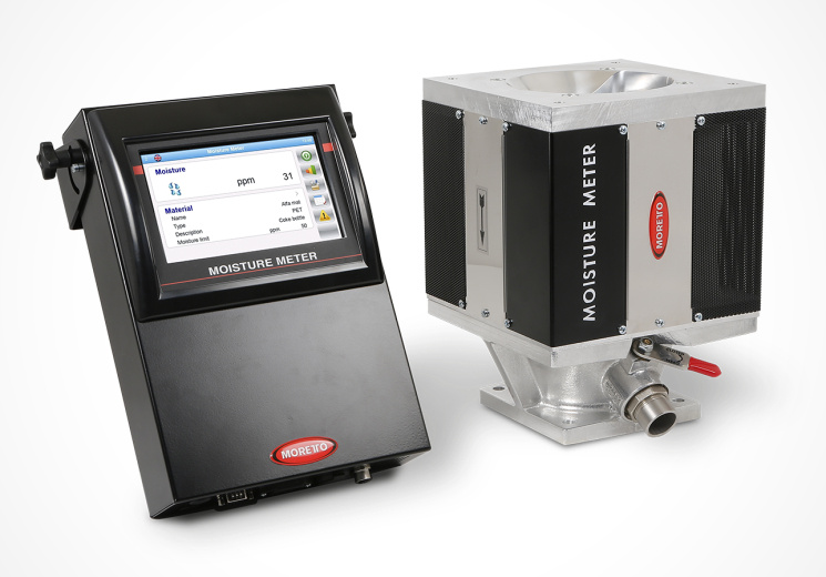 DRGER CZ s.r.o. presents the first online moisture meter of plastic granule by Moretto