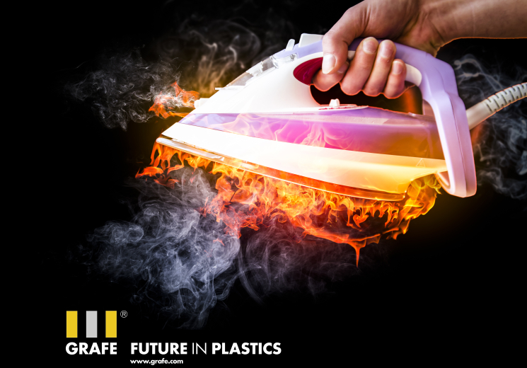 Effective flame retardant for polycarbonate and polyethylene terephthalate from GRAFE