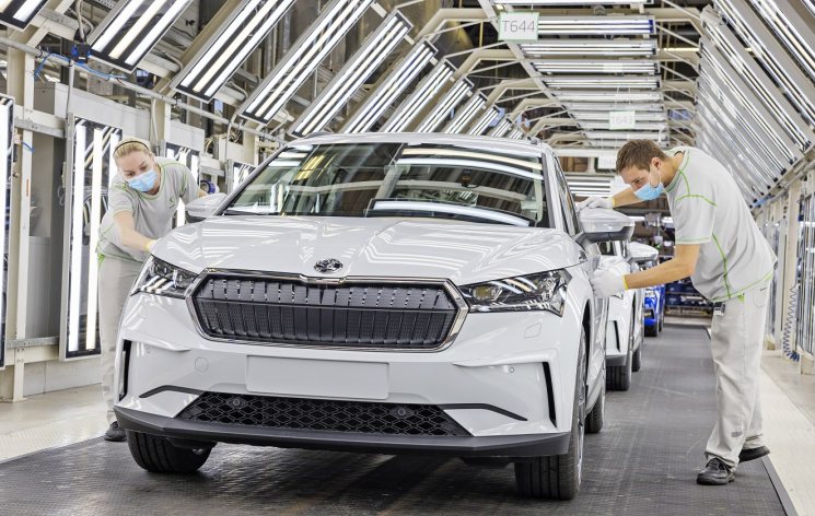 KODA AUTO launches series production of the ENYAQ iV at its main plant in Mlad Boleslav