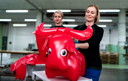 Inflatable toy Buvol of the company Fatra, a.s. celebrates the 50th anniversary