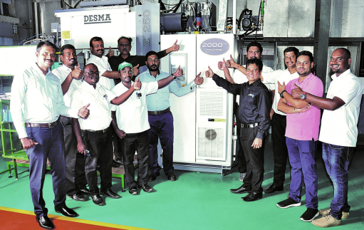 DESMA India delivers the 2000th injection molding machine