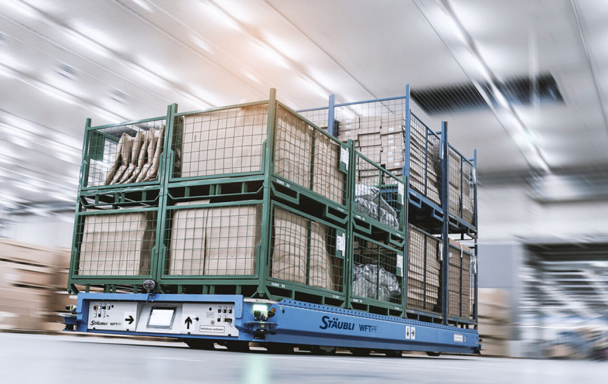 Stubli WFT: the future of the plastics industry with AGV platforms