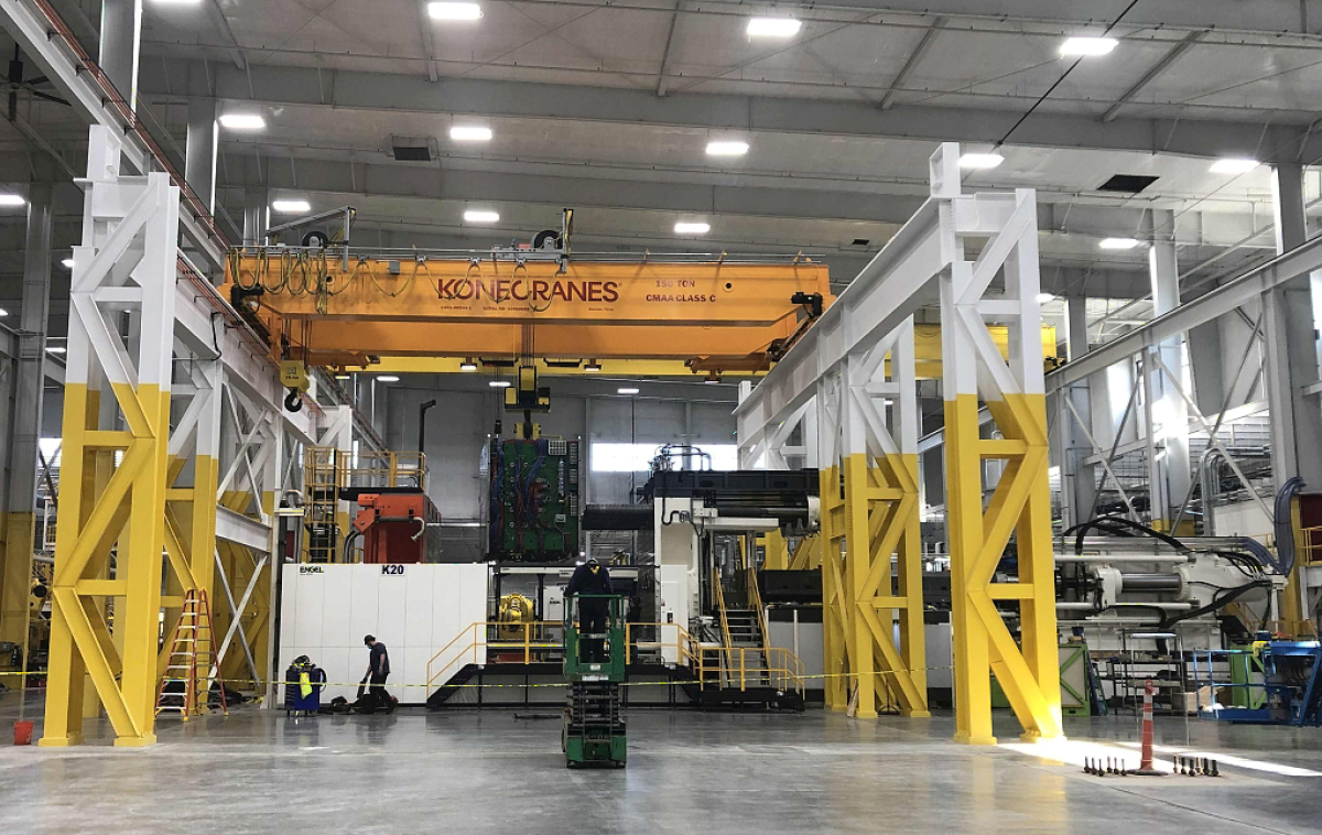 ENGEL supplies two 8,000-tonne injection molding machines