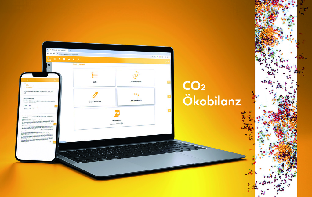 GRAFE's customer portal now offers a CO₂ calculator to verify the life cycle assessment