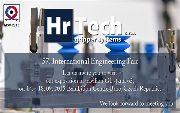 HrTech s.r.o. Design and manufacture gripper systems and EOAT components