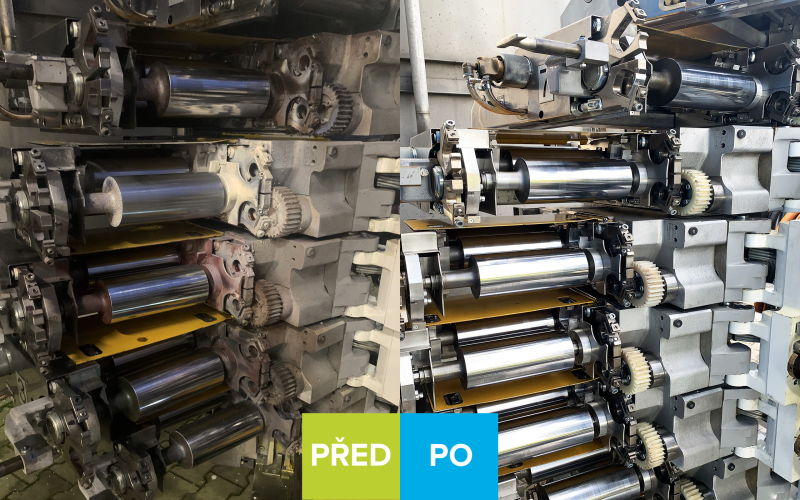 Cooperation: Cleaning of printing and plastics lines, presses and el. equipment.