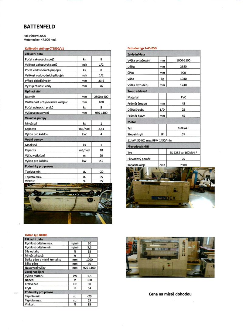 Sell: Extruder BATTENFELD