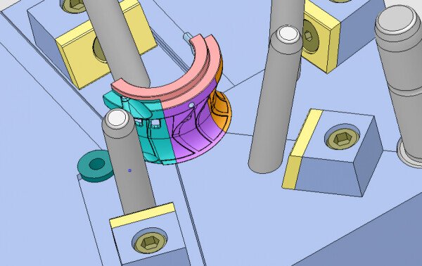 technology-support: Construction of moulds with the help of CAD/CAM Cimatron in the company Juraj Pittner