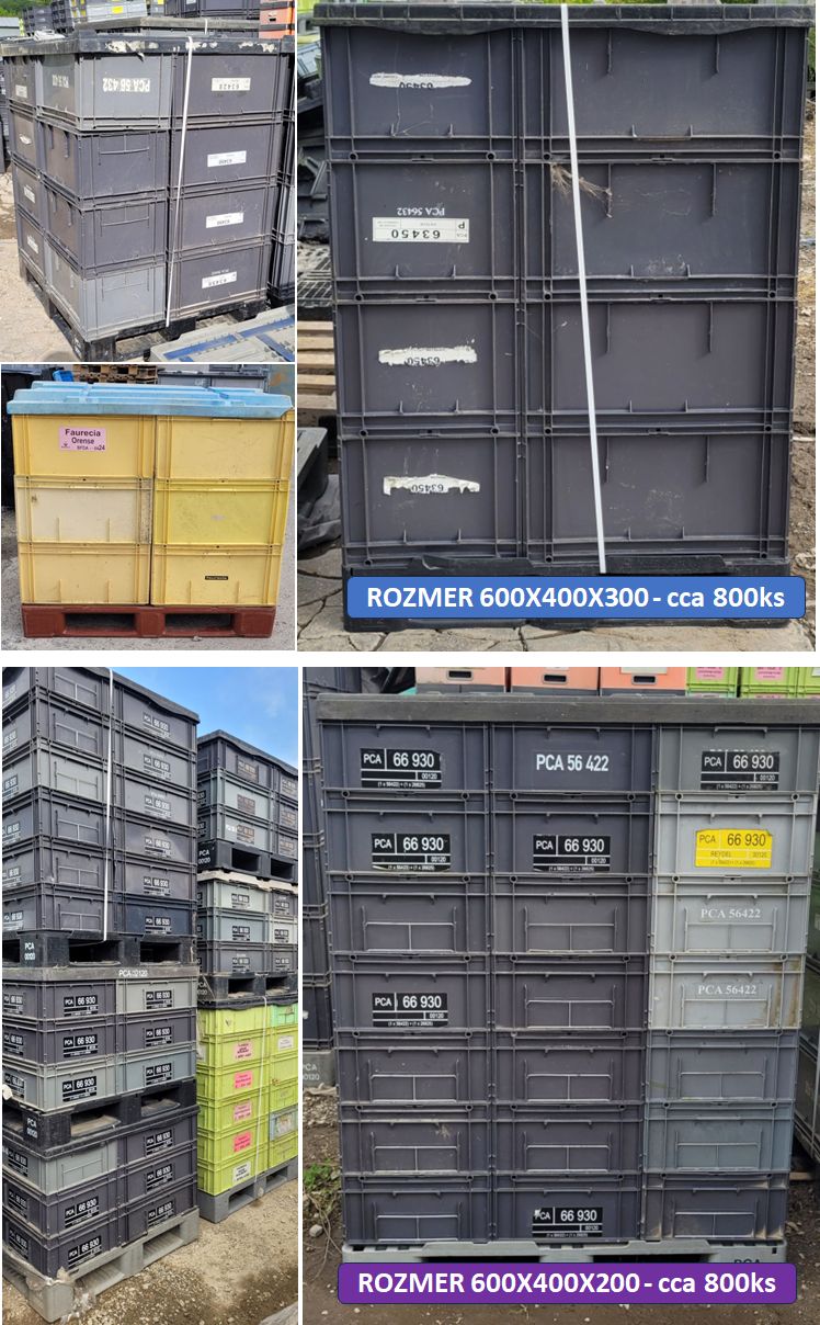 Sell: Plastic crates and pallets